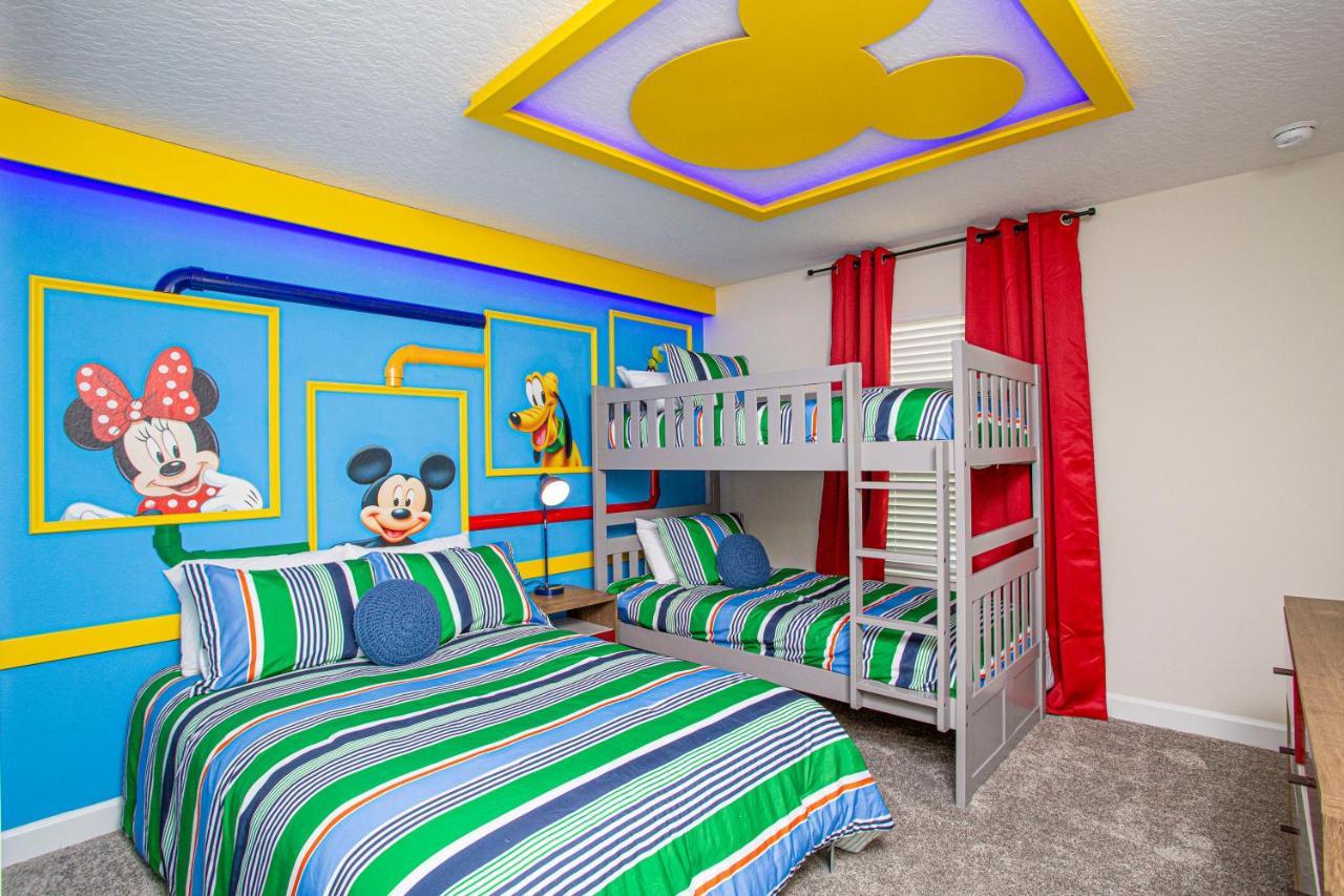 Gorgeous 4 Bedroom W/ Pool Close To Disney 4836 Кисими Екстериор снимка