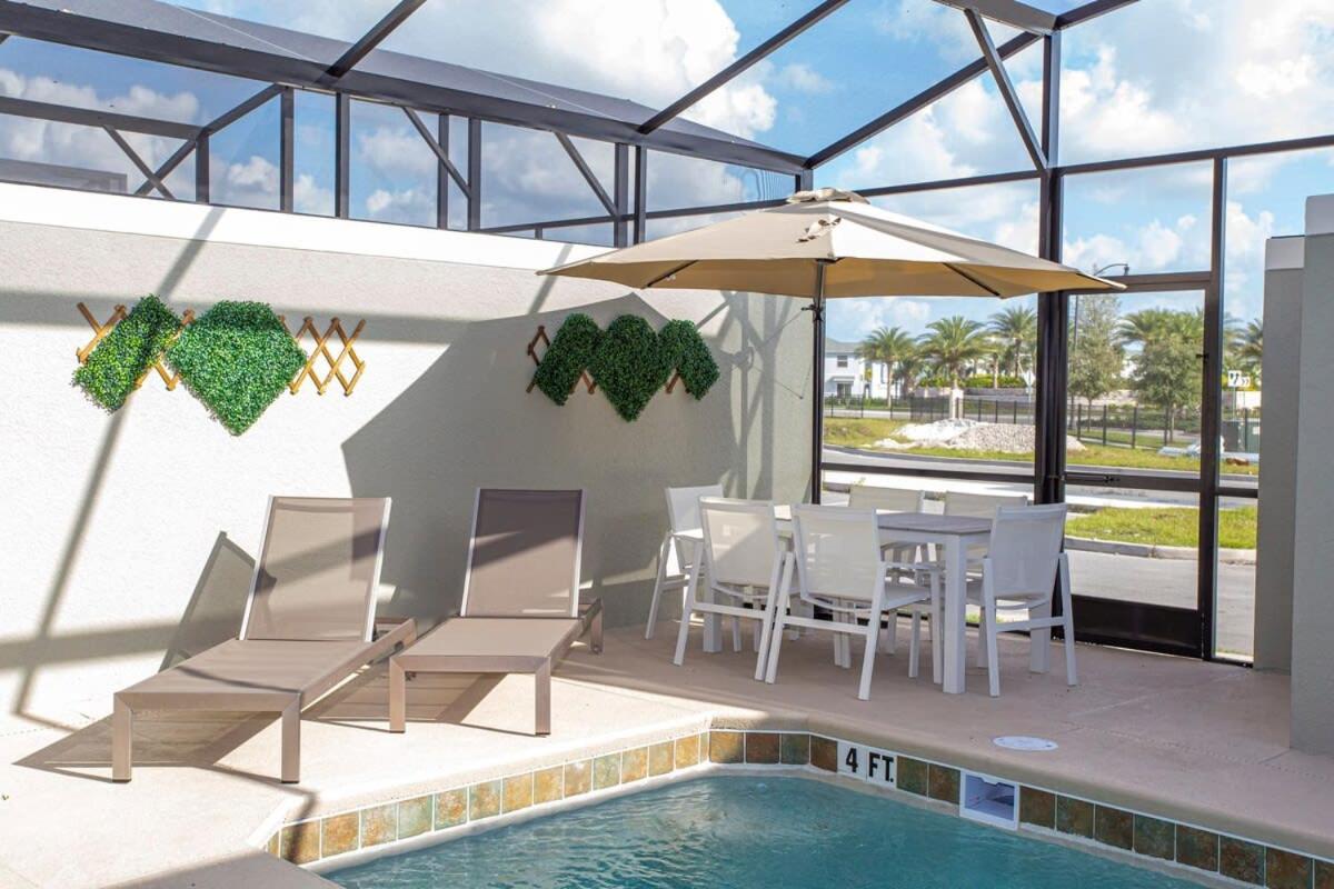Gorgeous 4 Bedroom W/ Pool Close To Disney 4836 Кисими Екстериор снимка