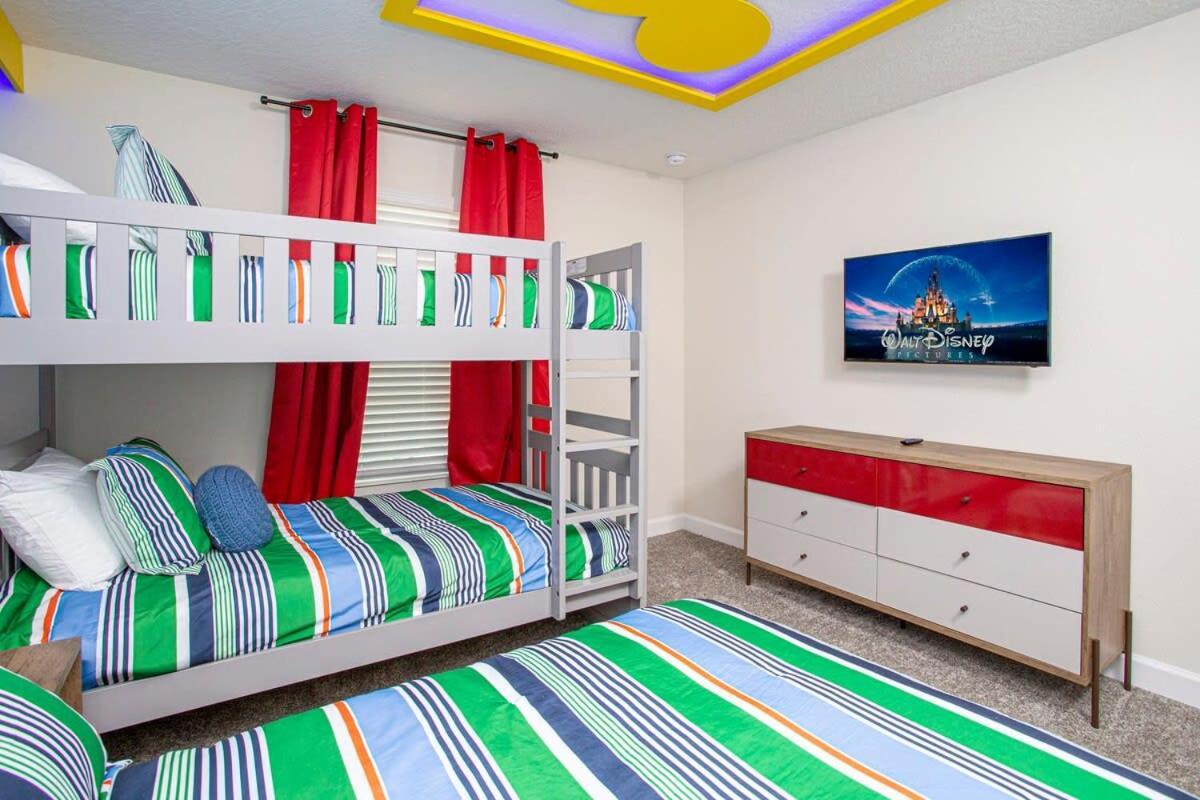 Gorgeous 4 Bedroom W/ Pool Close To Disney 4836 Кисими Екстериор снимка