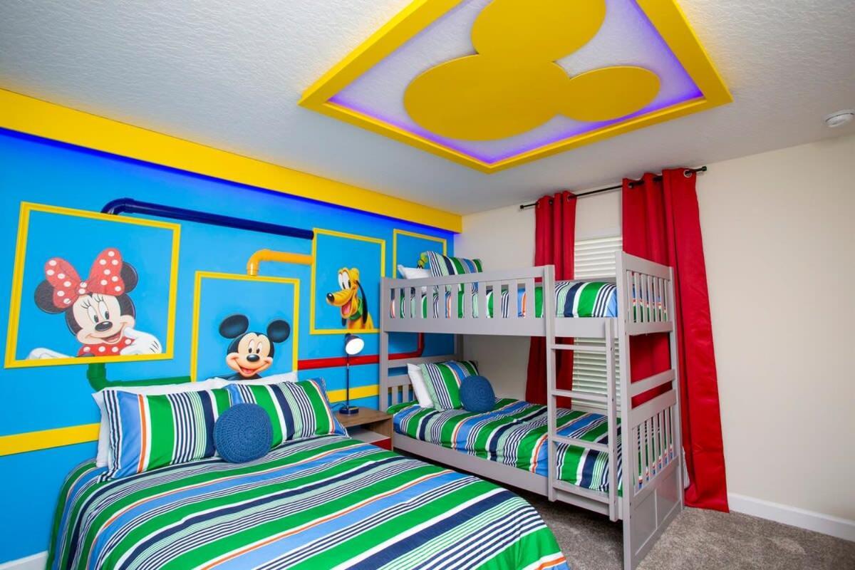 Gorgeous 4 Bedroom W/ Pool Close To Disney 4836 Кисими Екстериор снимка